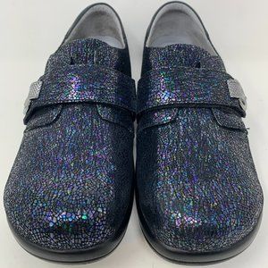 Alegria Women's Clog Joleen Multicolor Slip-On With Pattern Size 38 EU US 8-8.5